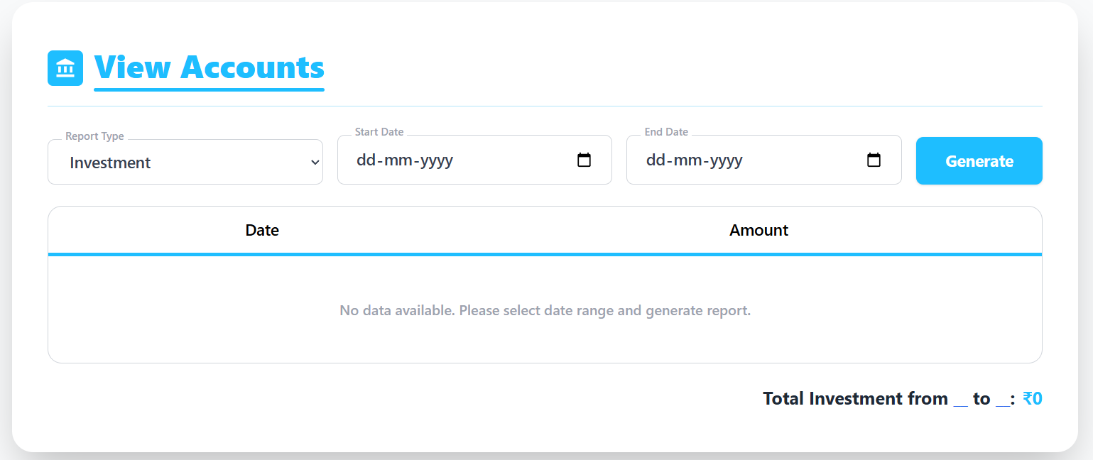 View Accounts